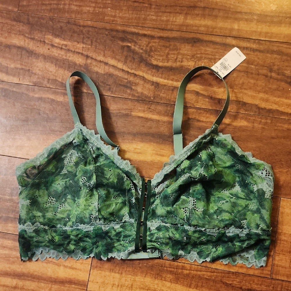 Green Lace Bralette From Aerie